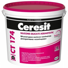 Декоративна силікон-силікатна штукатурка Ceresit СТ 174